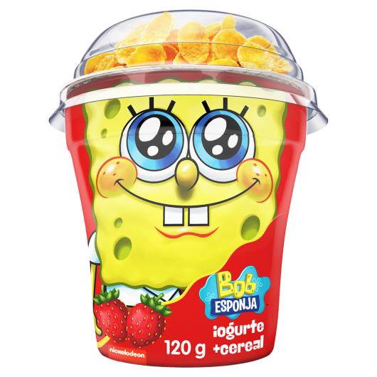 Iogurte Morango com Cereais Bob Esponja Batavo Copo 120g - Imagem em destaque