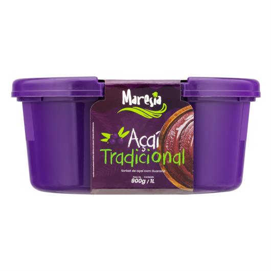 Sorbet Açaí com Guaraná Tradicional Maresia Pote 1l - Imagem em destaque