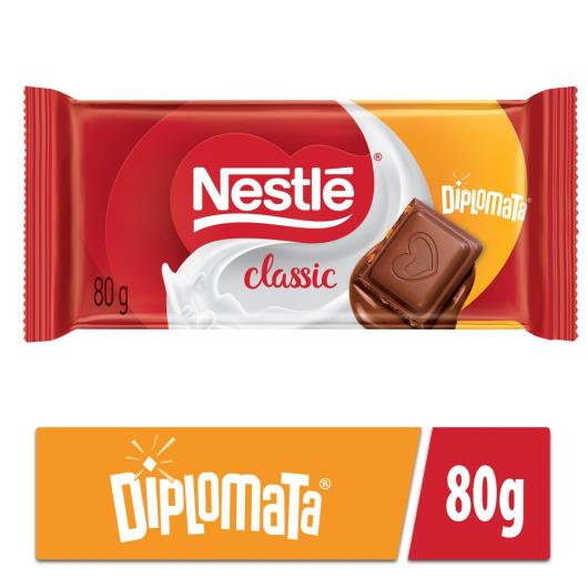 Chocolate DIPLOMATA Tablete 80g - Imagem em destaque