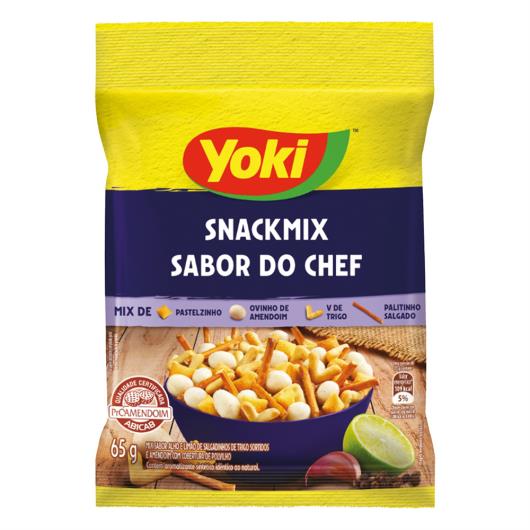 Snackmix Alho e Limão Yoki Sabor do Chef Pacote 65g - Imagem em destaque