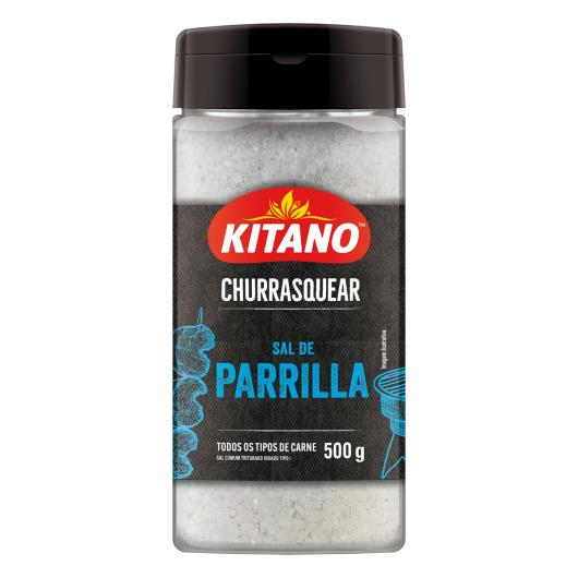 Sal de Parrilla Triturado Kitano Churrasquear Frasco 500g - Imagem em destaque