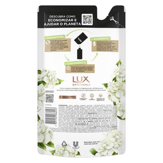 Sabonete Líquido para as Mãos Buquê de Jasmim Lux Botanicals Sachê 500ml Refil Econômico - Imagem em destaque