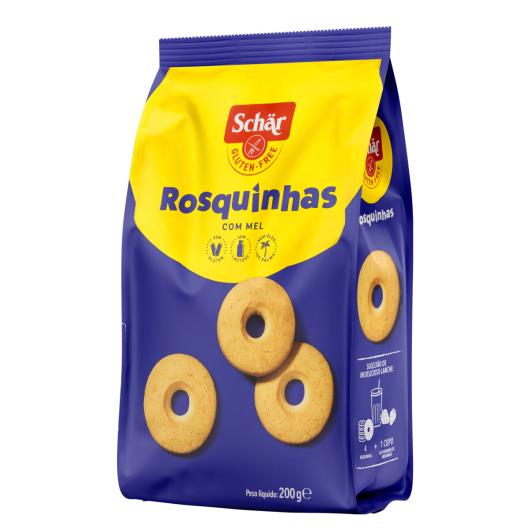 Biscoito Rosquinha Mel sem Glúten Zero Lactose Schär Pacote 200g - Imagem em destaque