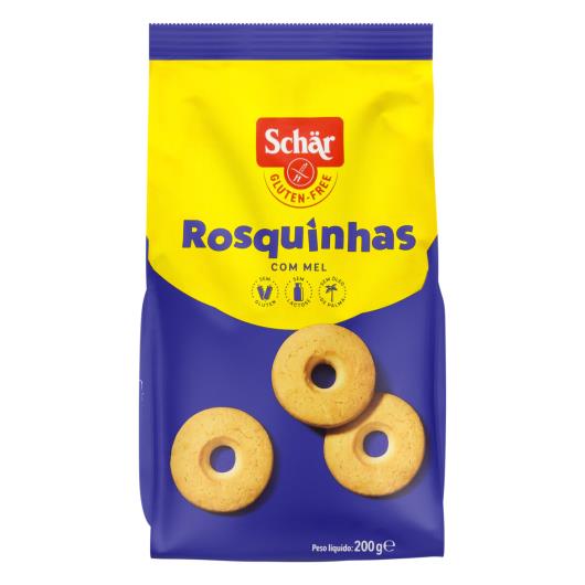 Biscoito Rosquinha Mel sem Glúten Zero Lactose Schär Pacote 200g - Imagem em destaque