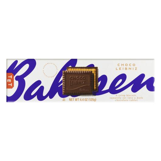 Biscoito Amanteigado Cobertura Chocolate Amargo Bahlsen Choco Leibniz Caixa 125g - Imagem em destaque