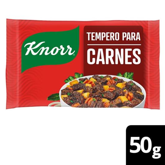 Tempero Pó para Carnes Knorr Pacote 50g 10 Unidades - Imagem em destaque