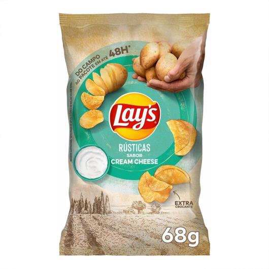 Batata Frita Rústica Cream Cheese Lay's Pacote 68g - Imagem em destaque