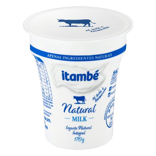 Iogurte Integral Itambé Natural Milk Copo 170g - Imagem em destaque