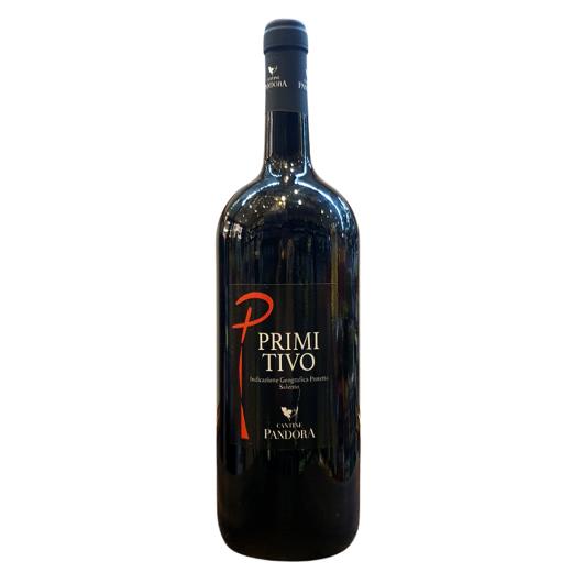 Vinho Italiano Cantine Pandora Primitivo Salento 1,5L - Imagem em destaque