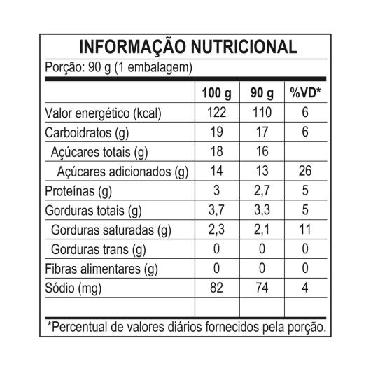 Sobremesa CHANDELLE Chocolate com Calda de Caramelo 180g - Imagem em destaque