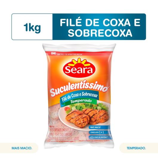 Filé de coxa e sobrecoxa temperada Suculentíssimo Seara IQF 1kg - Imagem em destaque