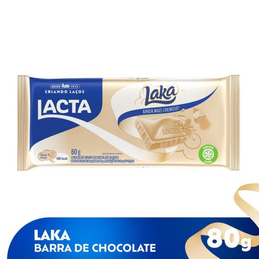 Chocolate Branco Lacta Laka Pacote 80g - Imagem em destaque