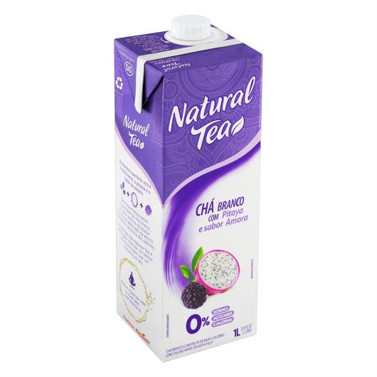 Chá Branco Pitaya e Amora Zero Açúcar Natural Tea Caixa 1l - Imagem em destaque
