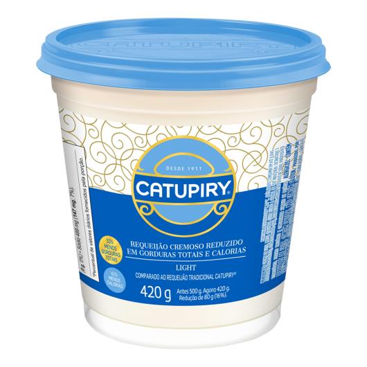 Requeijão Cremoso Light Catupiry Pote 420g - Imagem em destaque