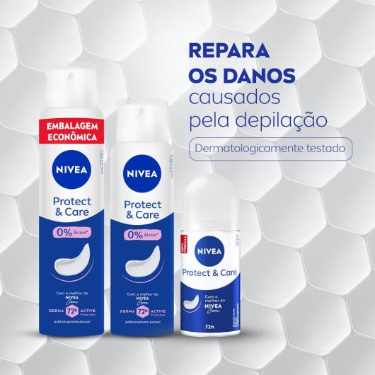 Desodorante Aerossol Protect & Care Nivea 200ml Embalagem Econômica - Imagem em destaque