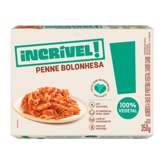 Penne Bolonhesa Incrível! 100% Vegetal 350g - Imagem em destaque