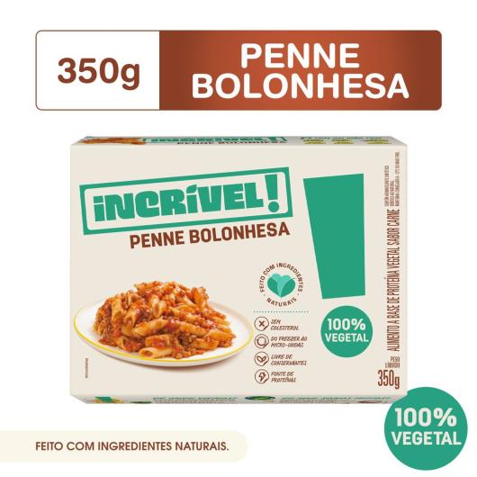 Penne Bolonhesa Incrível! 100% Vegetal 350g - Imagem em destaque