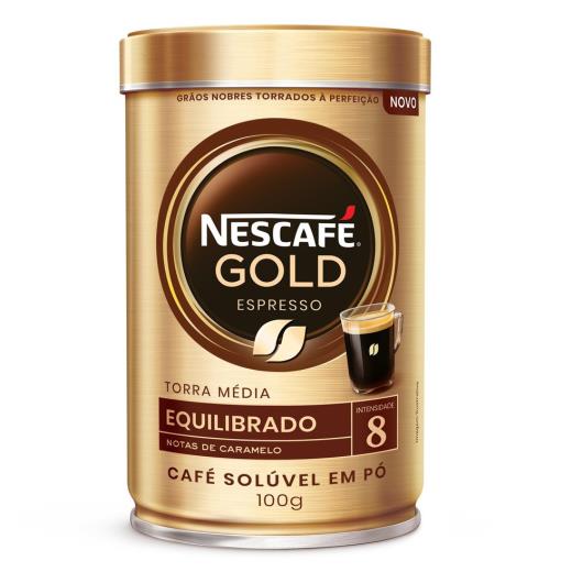 Café NESCAFÉ GOLD ESPRESSO Intensidade 8 Lata 100g - Imagem em destaque