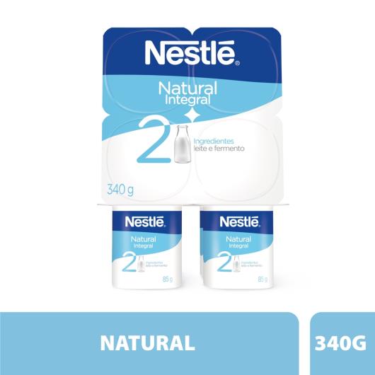 Iogurte Natural Integral Nestlé 340g Bandeja - Imagem em destaque