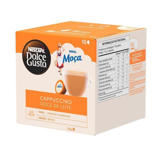 Café em Cápsula NESCAFÉ DOLCEGUSTO Cappuccino Doce de leite 10 Cápsulas 170g - Imagem em destaque