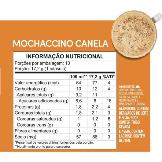 Café em Cápsula NESCAFÉ DOLCE GUSTO Mochaccino Canela 10 Cápsulas - Imagem em destaque