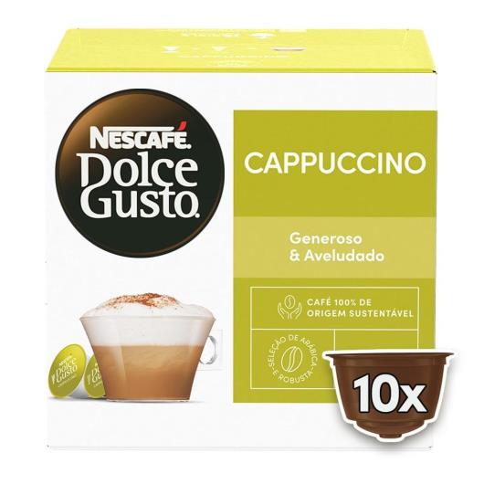 Café em Cápsula NESCAFÉ DOLCE GUSTO Cappuccino 10 Cápsulas - Imagem em destaque