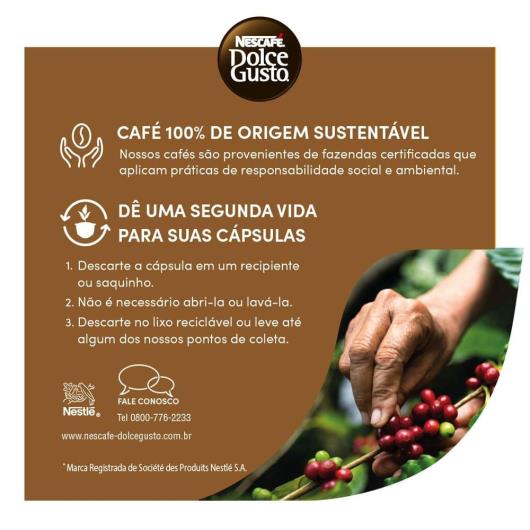 Café em Cápsula NESCAFÉ DOLCE GUSTO Café Au Lait 10 Cápsulas - Imagem em destaque