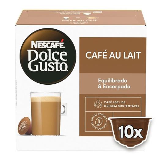 Café em Cápsula NESCAFÉ DOLCE GUSTO Café Au Lait 10 Cápsulas - Imagem em destaque