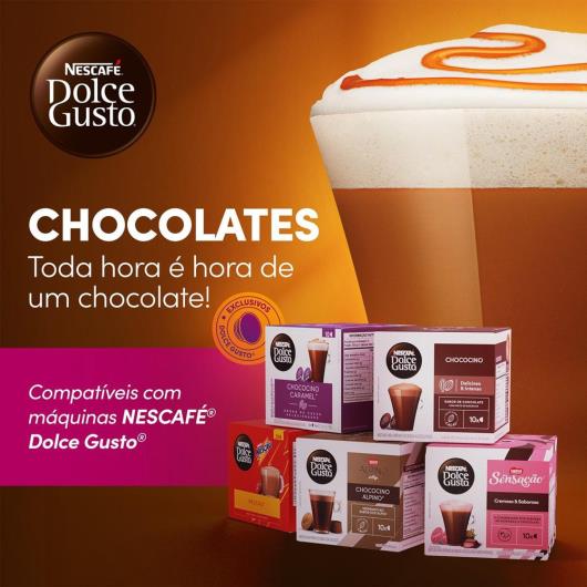 Achocolatado em Cápsula NESCAFÉ DOLCE GUSTO Sabor Nescau 10 Cápsulas - Imagem em destaque