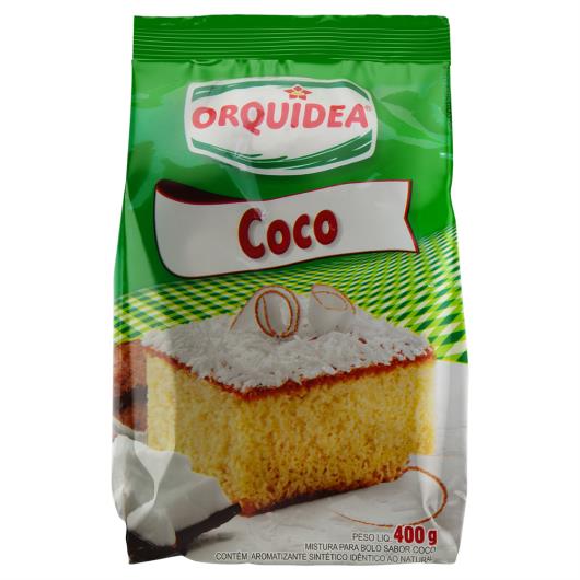 Mistura para Bolo Coco Orquídea Pacote 400g - Imagem em destaque