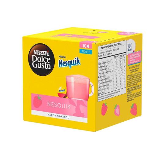 Café em Cápsula NESCAFÉ DOLCEGUSTO Nesquik Morango 10 Cápsulas 150g - Imagem em destaque