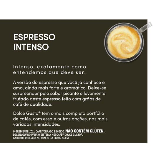 Café em Cápsula NESCAFÉ DOLCEGUSTO Espresso Intenso 10 Cápsulas - Imagem em destaque