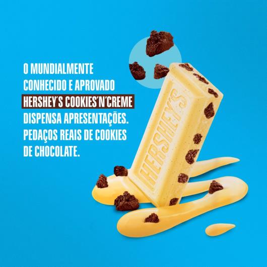 Chocolate Hershey's Cookies'n'Creme Chocolate Branco 77g - Imagem em destaque