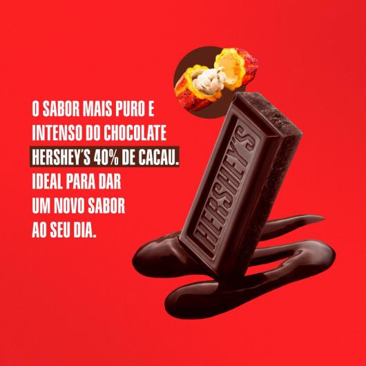 Chocolate Meio Amargo 40% Cacau Hershey's Pacote 82g - Imagem em destaque