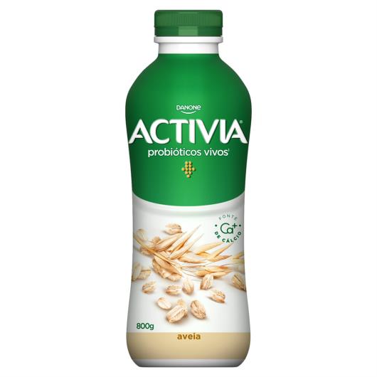 Leite Fermentado Parcialmente Desnatado Aveia Activia Garrafa 800g - Imagem em destaque