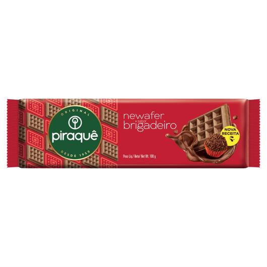 Biscoito Wafer Recheio Brigadeiro Piraquê Newafer Pacote 100g - Imagem em destaque