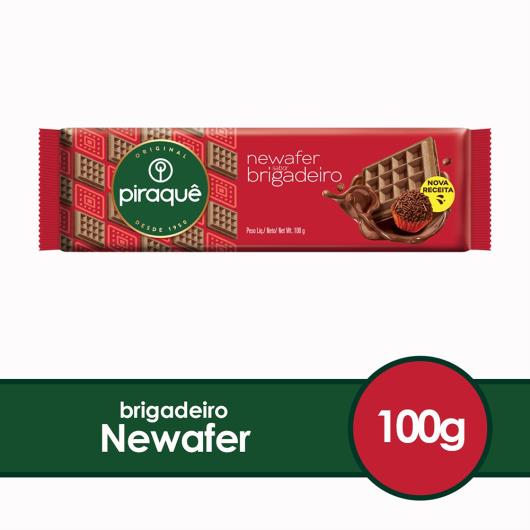 Biscoito Wafer Recheio Brigadeiro Piraquê Newafer Pacote 100g - Imagem em destaque