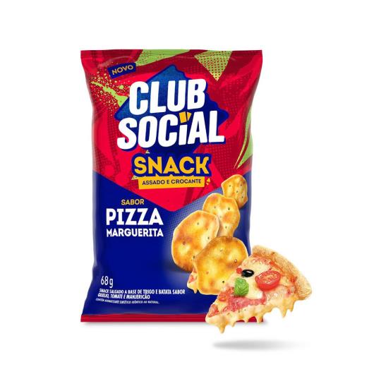 Salgadinho Club Social Snack Pizza 68g - Imagem em destaque