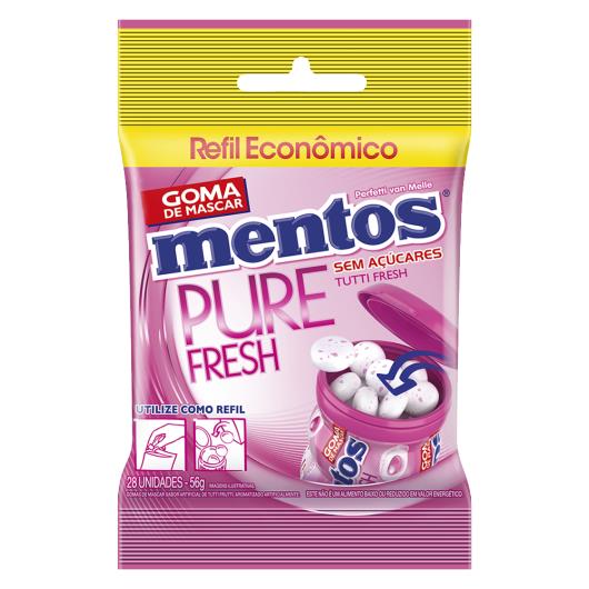 Goma De Mascar Mentos Pure Fresh Tutti Frutti Refil 56g Sonda Supermercado Delivery 6336