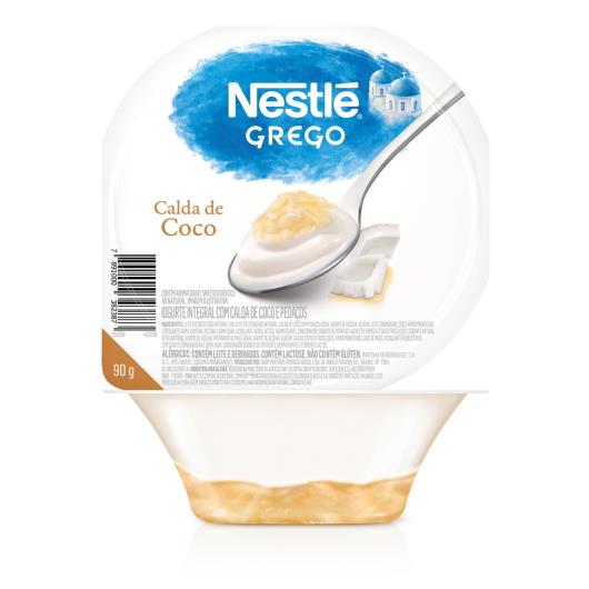 Iogurte Integral Grego Calda Coco Nestlé Pote 90g - Imagem em destaque