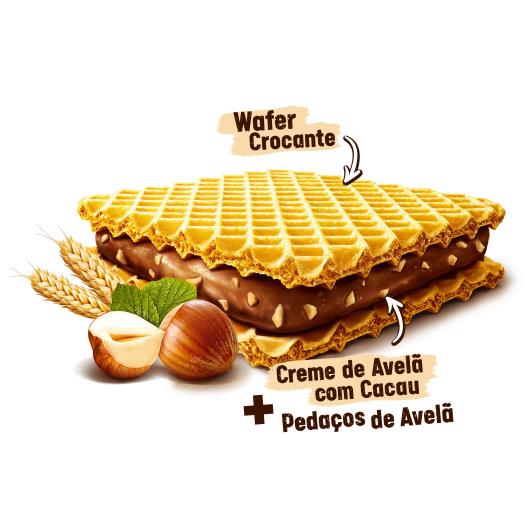 Wafer Recheio Creme de Avelã e Cacau Hanuta Pacote 22g - Imagem em destaque