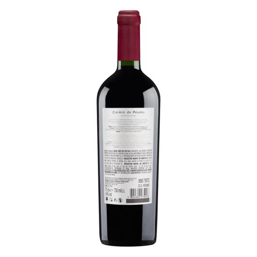 Vinho Chileno Tinto Seco Carmin de Peumo Carménère Peumo Garrafa 750ml - Imagem em destaque