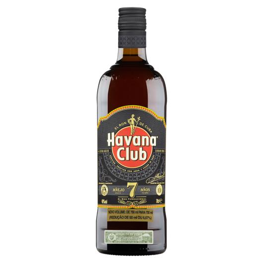 Rum Cubano Envelhecido 7 anos Havana Club Garrafa 700ml - Imagem em destaque