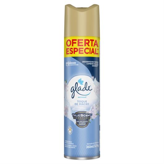 Odorizador de Ambiente Aerossol Toque de Maciez Glade Frasco Oferta Especial 360ml - Imagem em destaque