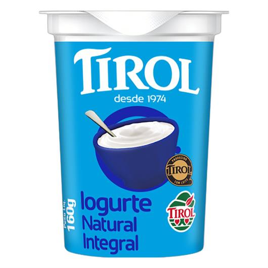 Iogurte Integral Natural Tirol Copo 160g - Imagem em destaque