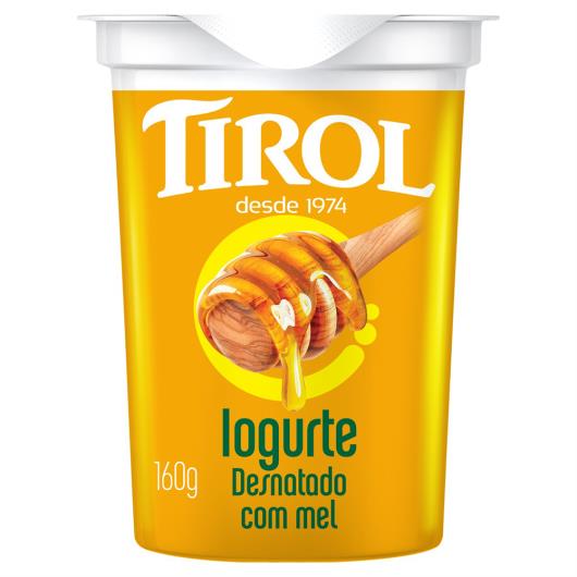 Iogurte Desnatado com Mel Tirol Copo 160g - Imagem em destaque