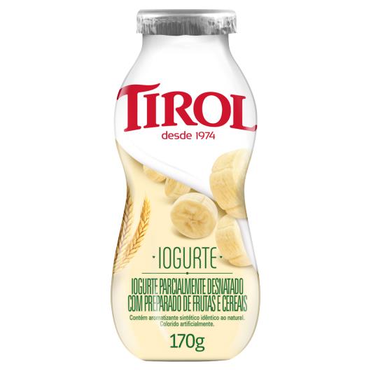 Iogurte Parcialmente Desnatado Frutas e Cereais Tirol Frasco 170g - Imagem em destaque