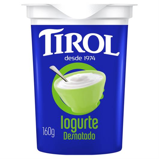 Iogurte Desnatado Tirol Copo 160g - Imagem em destaque