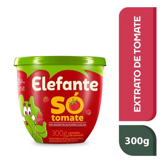 Extrato de Tomate Elefante Só Tomate Pote 300g - Imagem em destaque