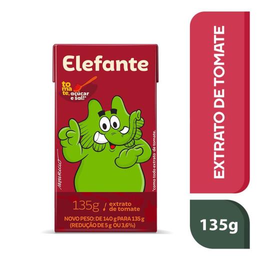 Extrato de Tomate Elefante Caixa 135g - Imagem em destaque